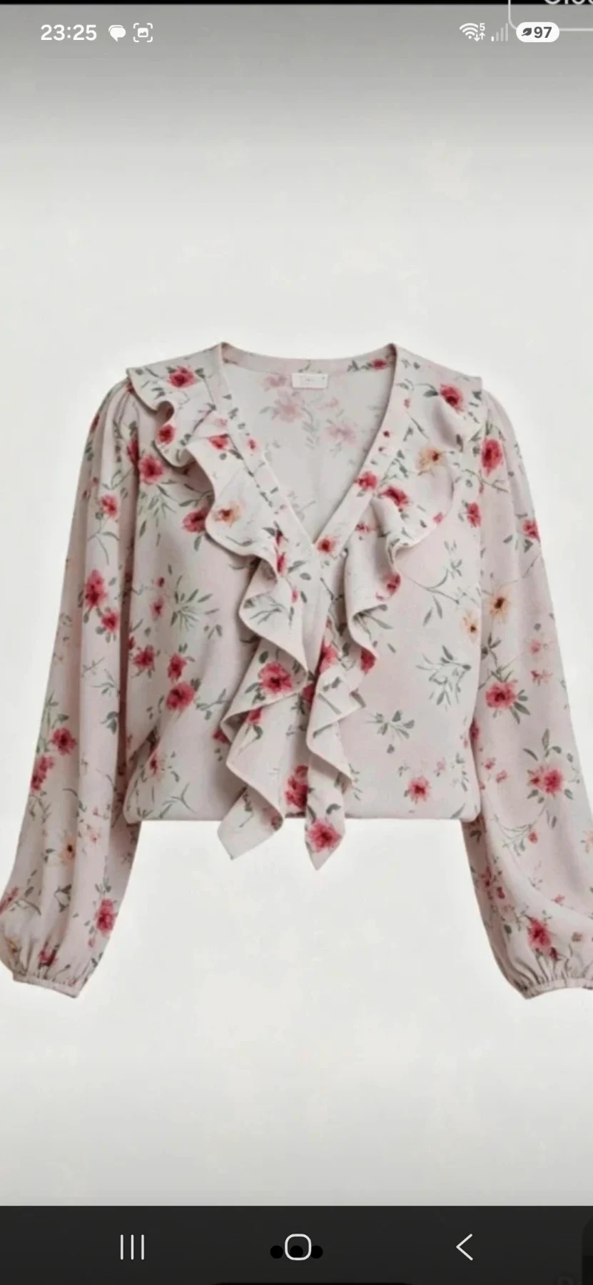 Size 30 floral blouse