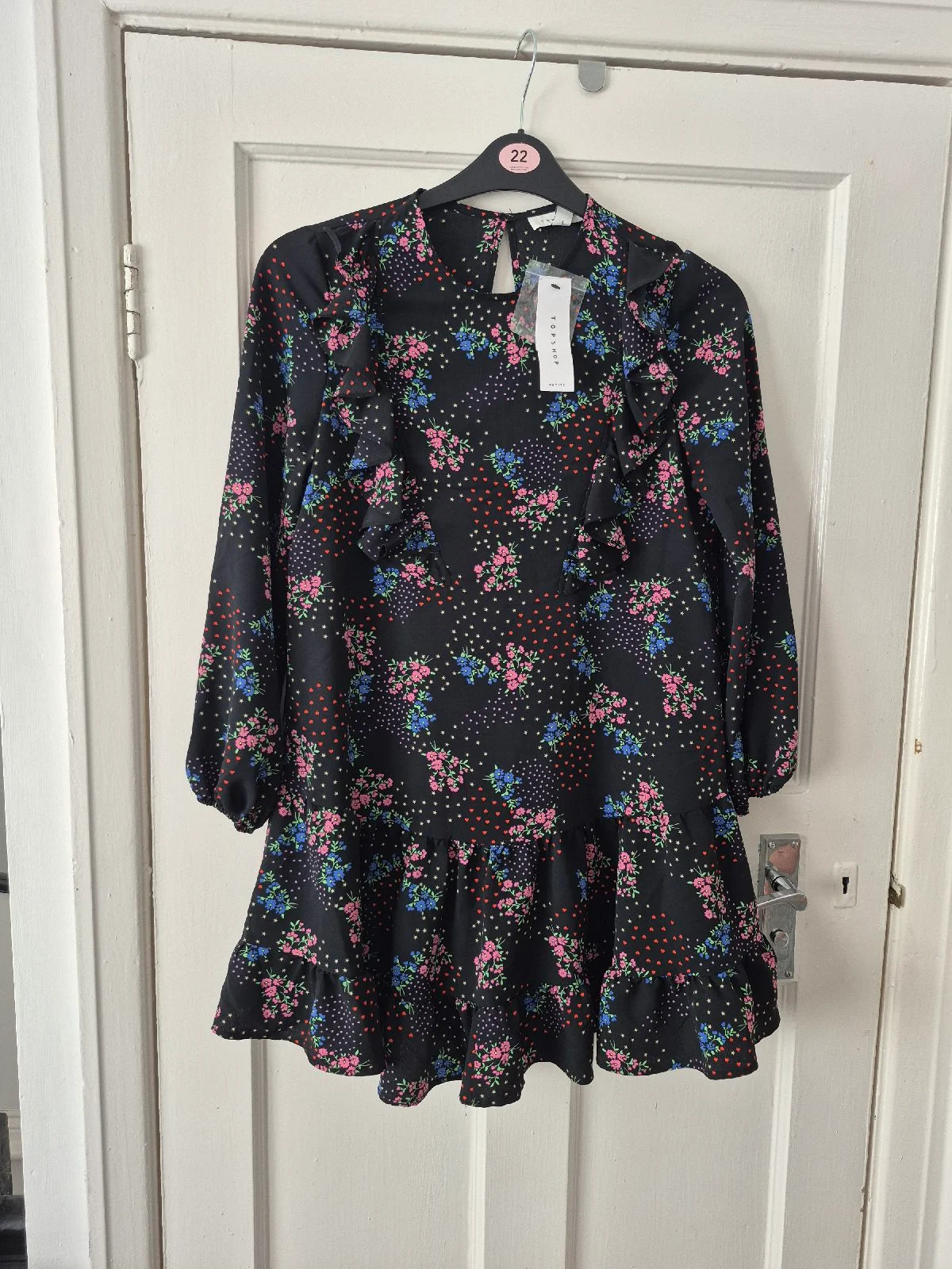 Size 6 petite topshop floral dress