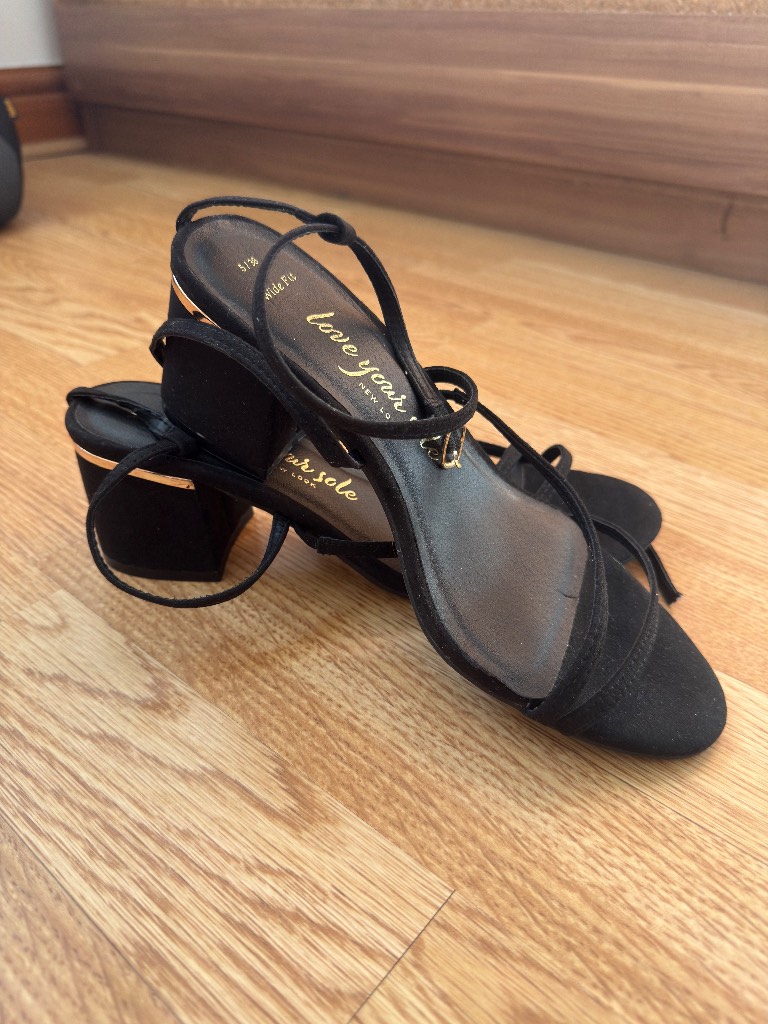 New look sandals with heels size 5/38