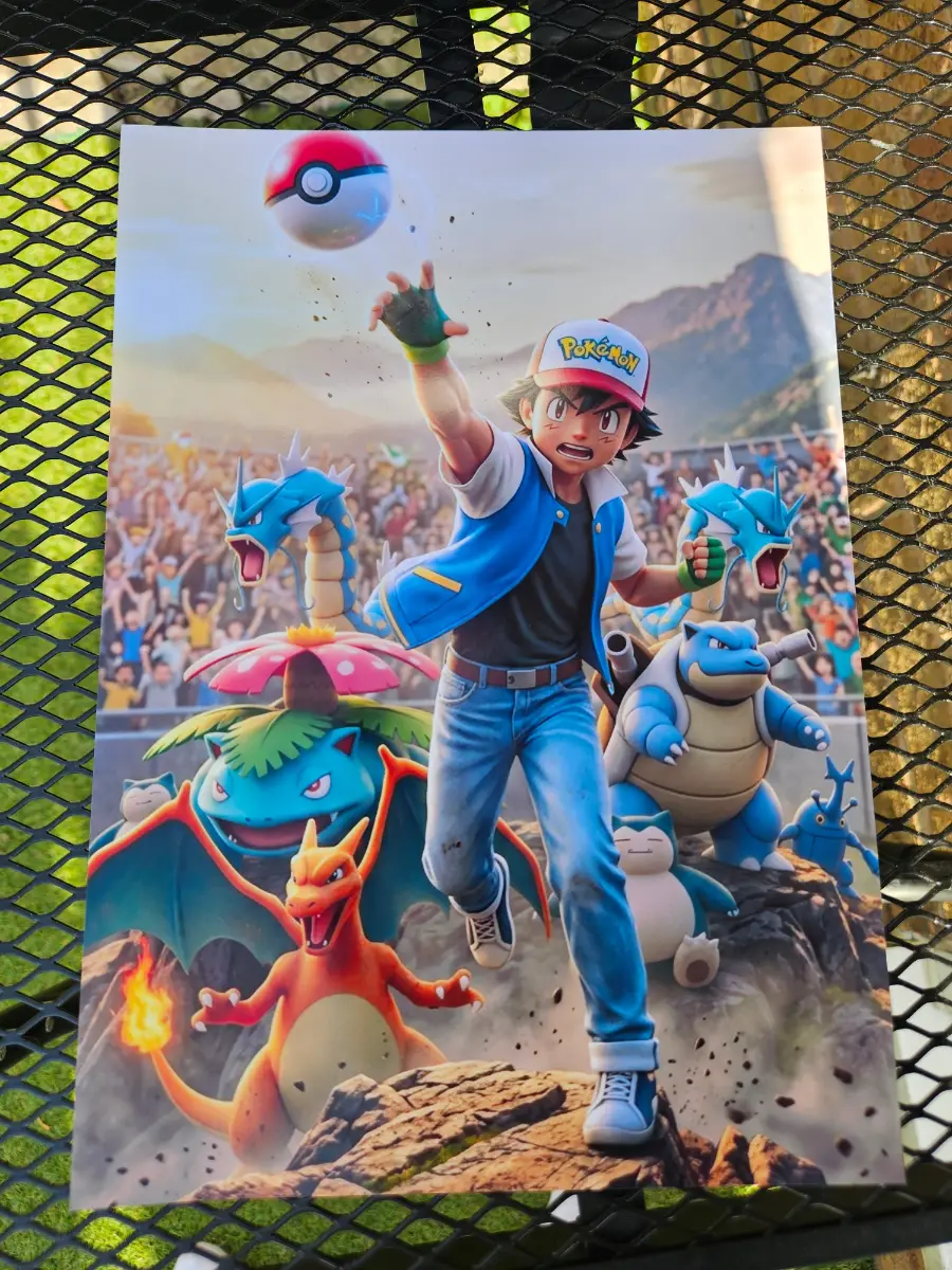 Pokemon print set a4