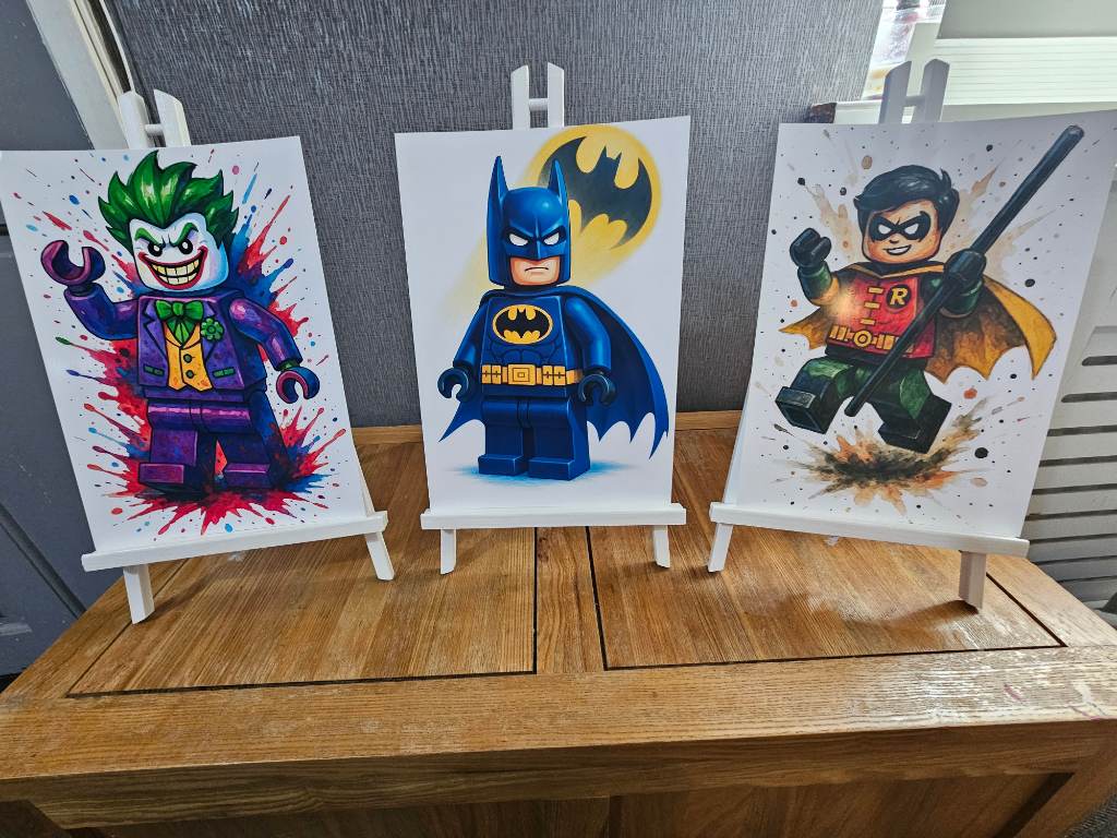 Batman lego  print set