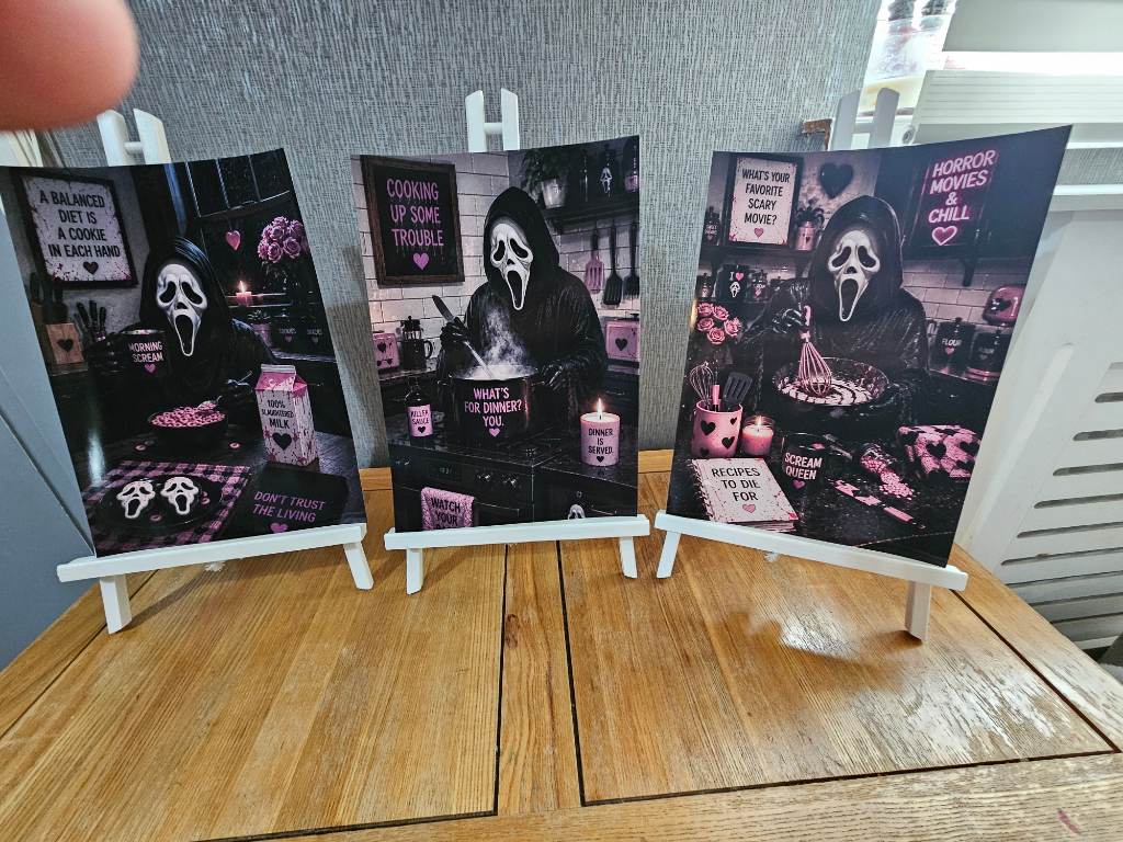 Ghost face print set