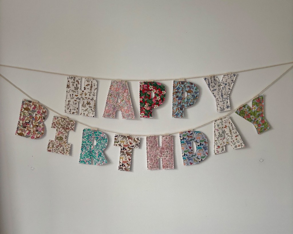 Handmade Liberty Fabric Bunting