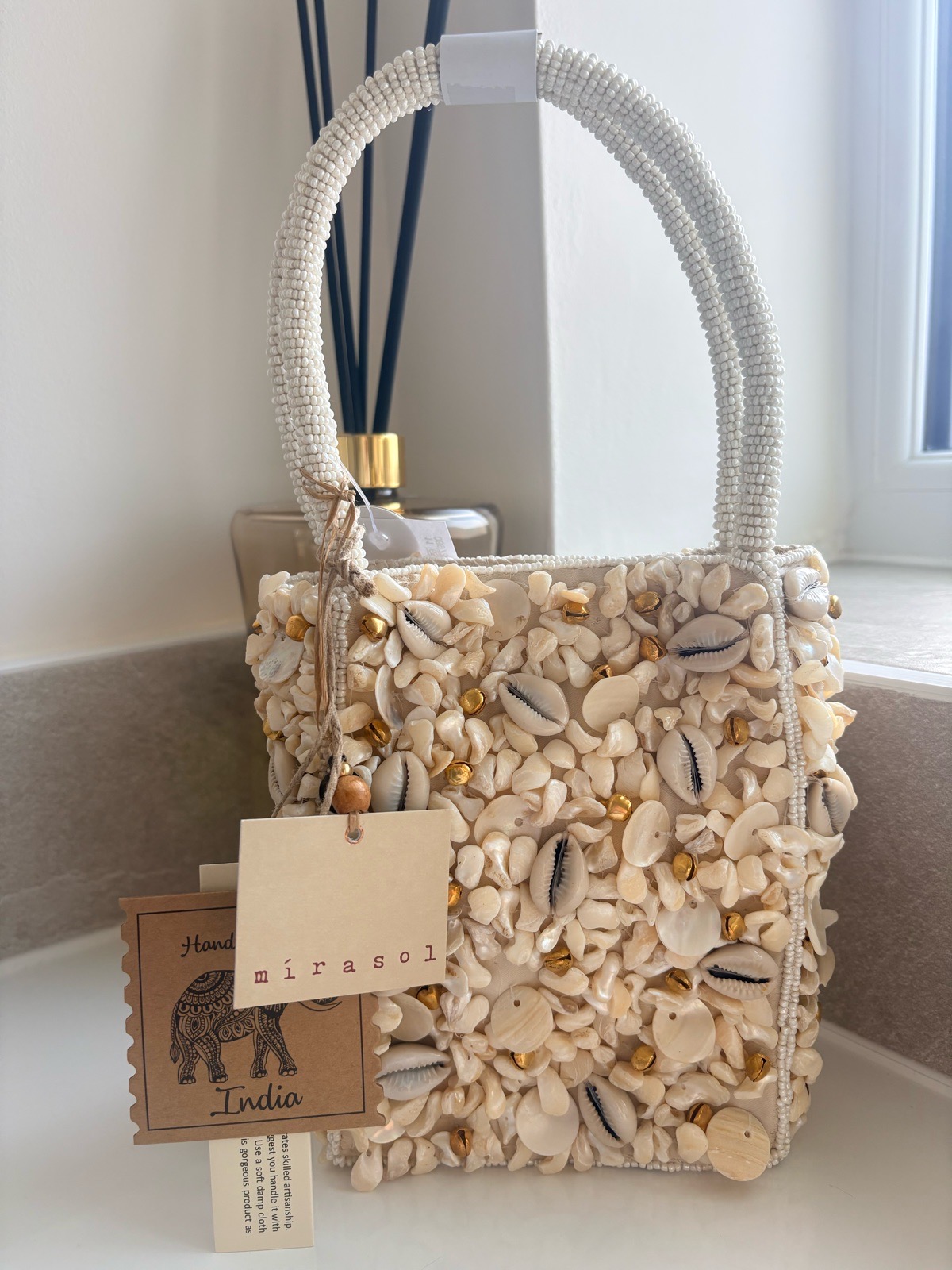 Mirasol beaded bag