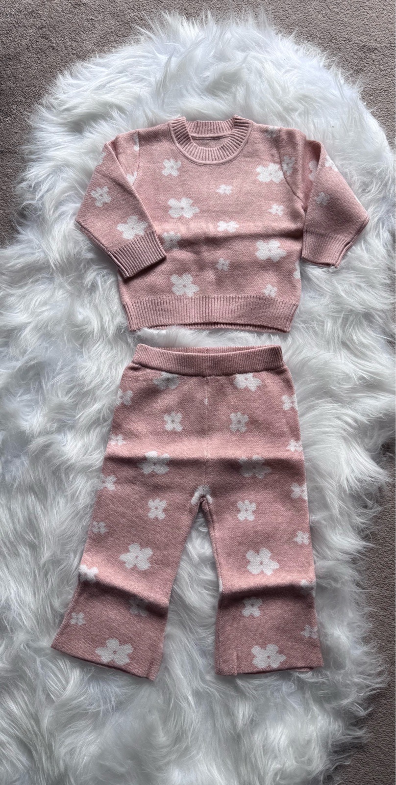 Baby Girl Pants & Jumper Set size 74 (6-9 mths)