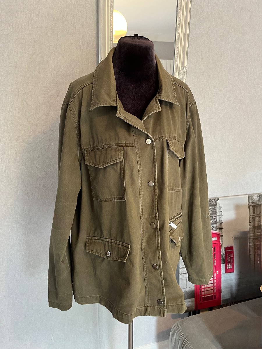 Dorothy Perkins Khaki Utility Jacket size 22