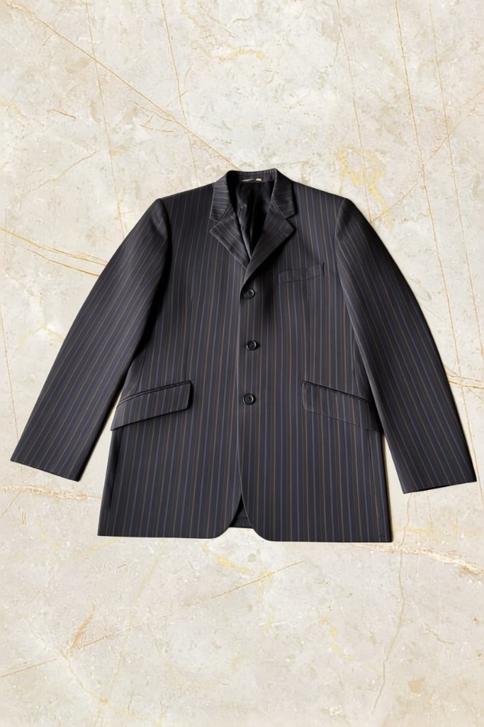 Paul Smith Black Striped Blazer 42” Chest