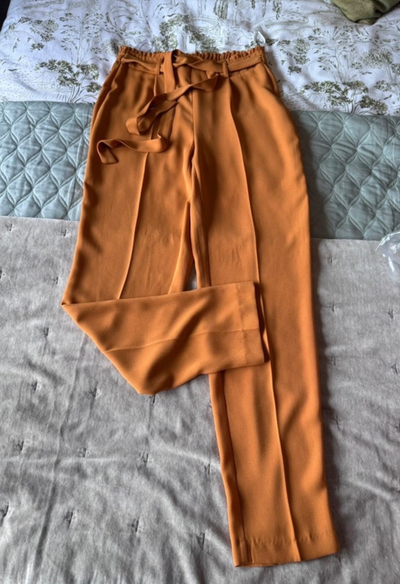 Primark Burnt Orange Tailored Trousers size 6