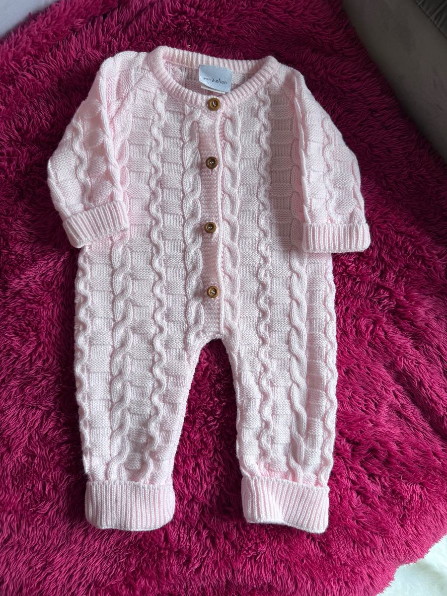 Dandelion Pink Pram Suit age newborn