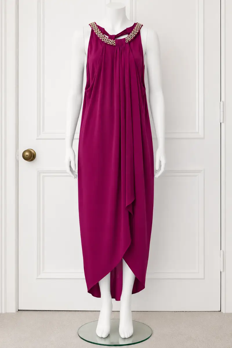 Kaleidoscope asymmetric evening gown UK size 10