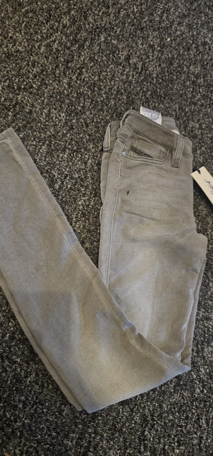 Demin devision skiny jeans size uk 24 new with tag grey