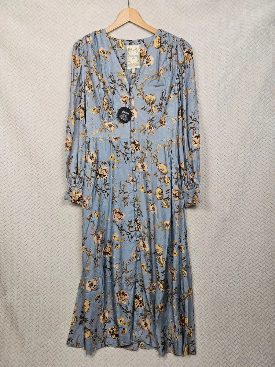 Joanie X Christina Hendricks Collab Lily Pressed Flowers Print Midi Dress -UK 12