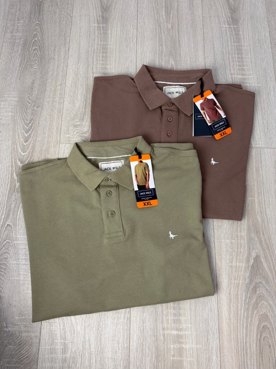 Jack wills two men’s polo T-shirts XXL size cotton 100% high quality
