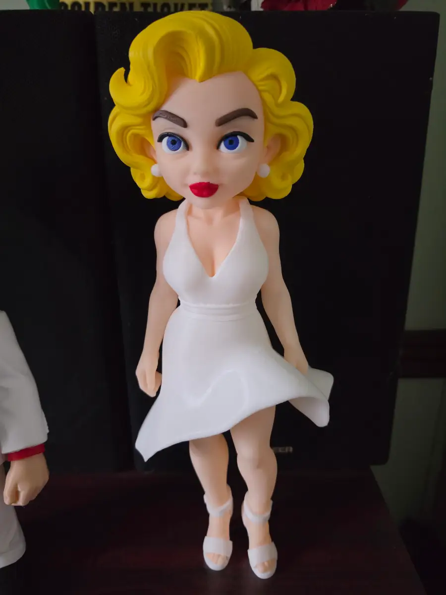 3D PRINTED MARILYN MONROE FIGURE