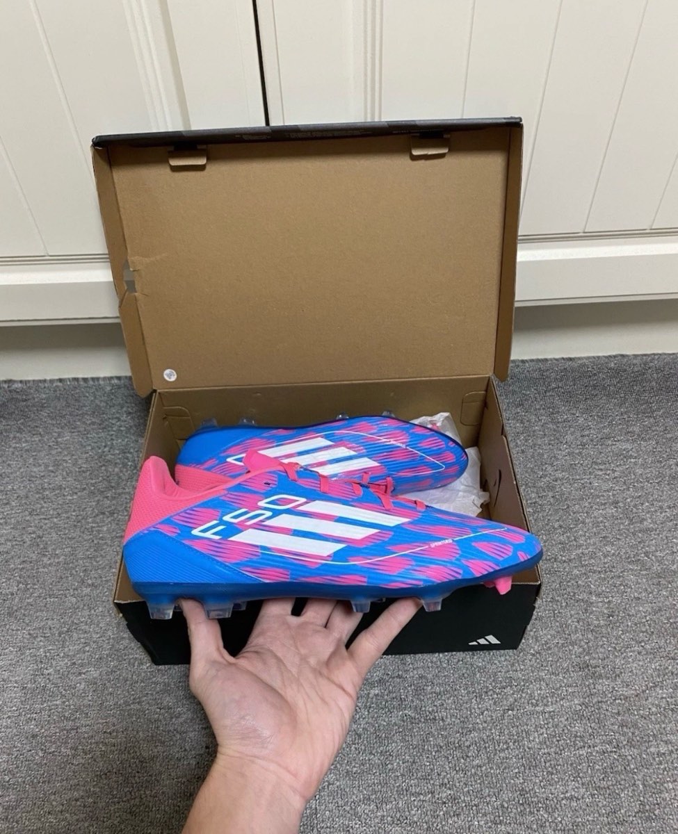 Adidas F50 League FG/MG Blue Pink Football Boots BNIB Size 10uk Men’s IE0603