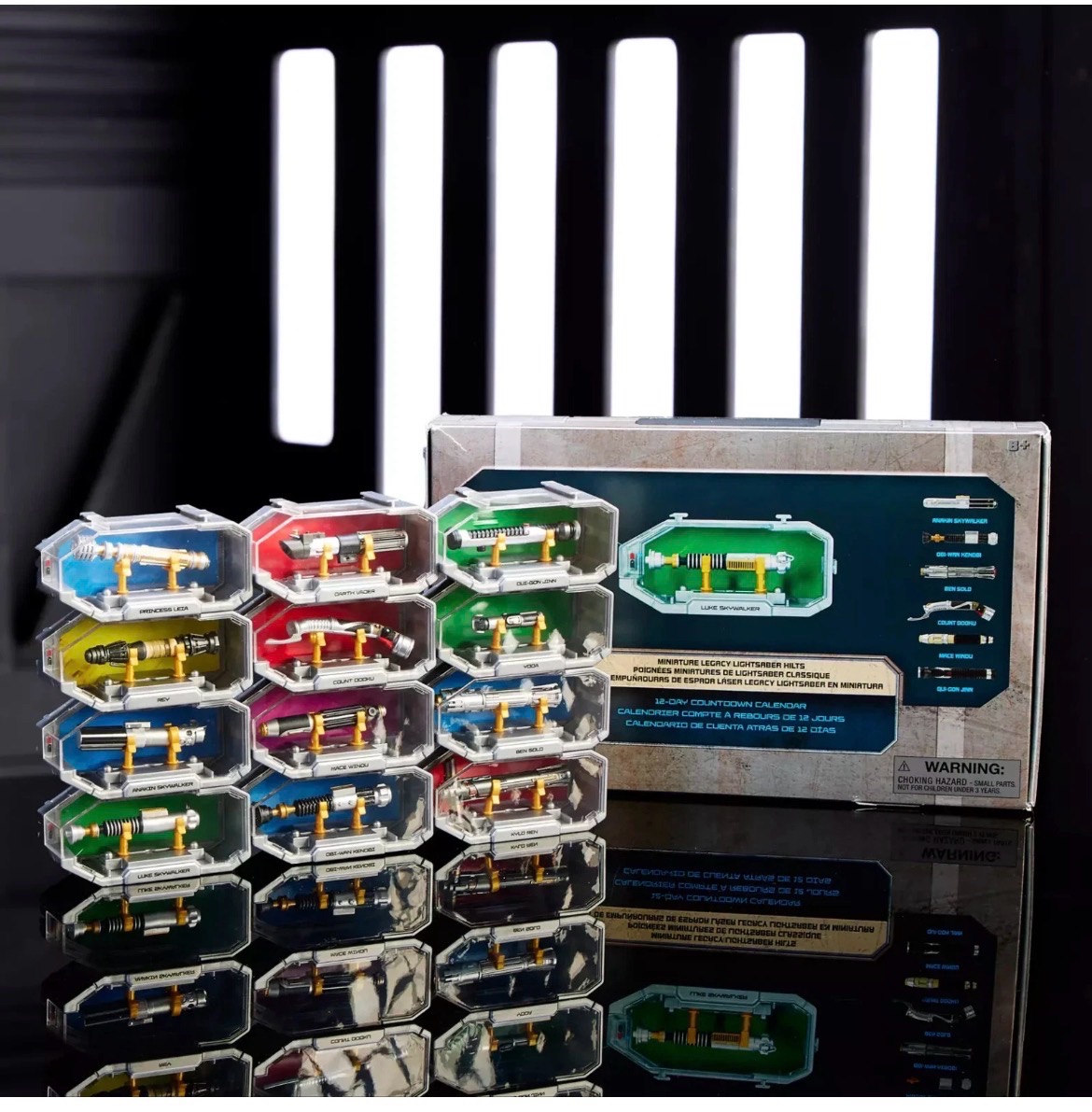 DISNEY PARKS STAR WARS MINI LIGHTSABER ADVENT CALENDAR