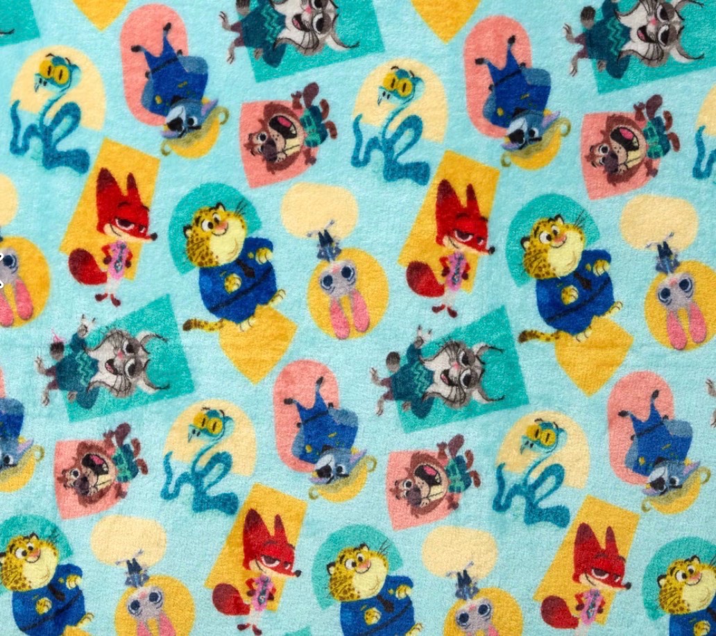 ✨ ZOOTROPOLIS 2 OFFICIAL CHARACTER BLANKET – LIMITED EDITION! ✨
