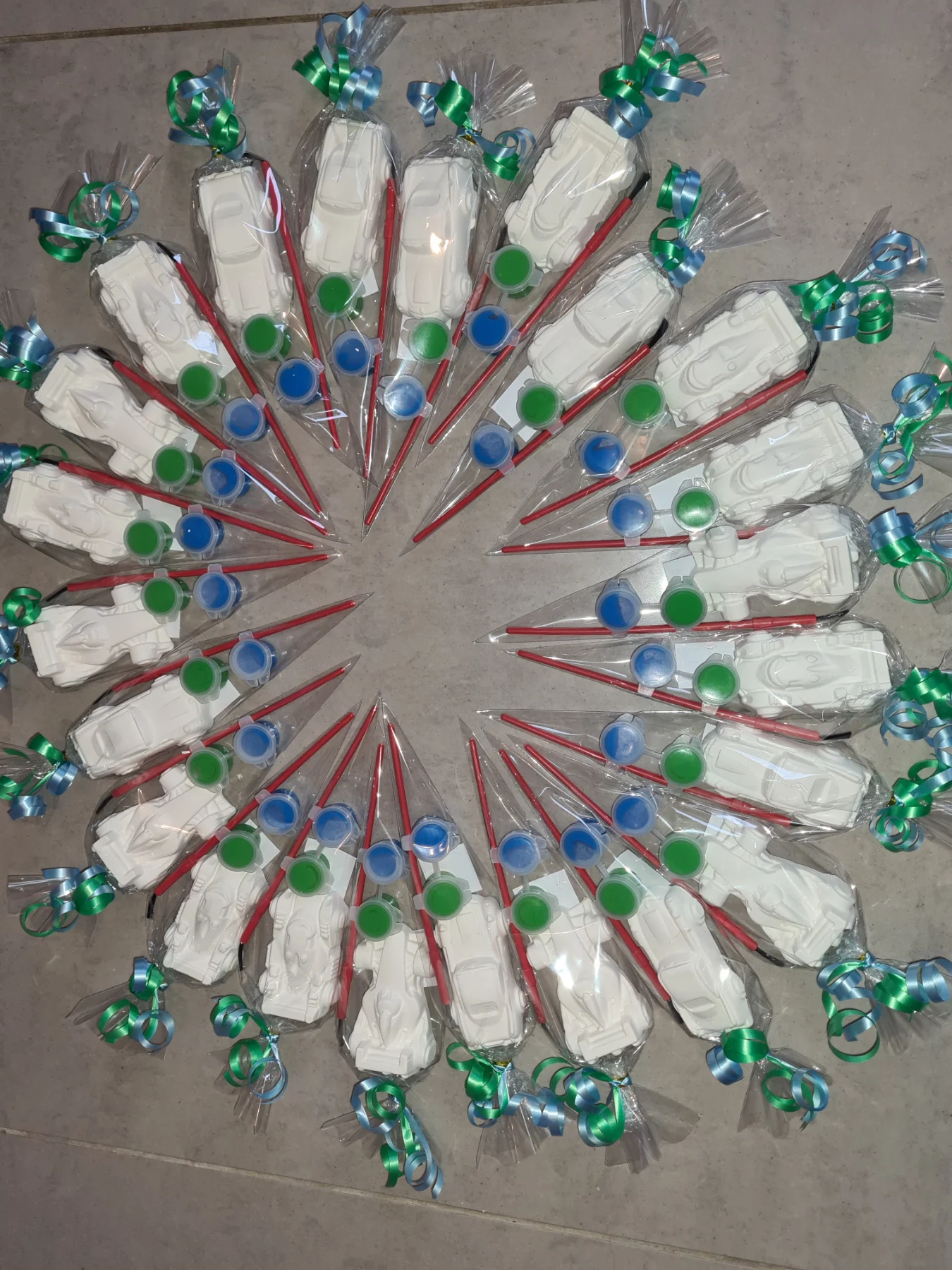 X10 car paint your own party bag fillers