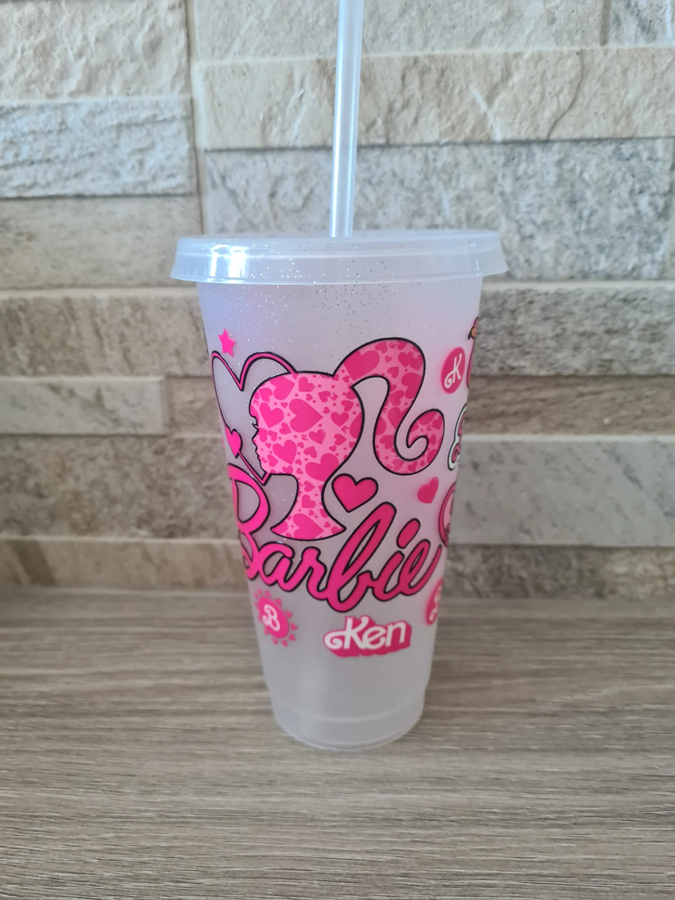 Barbie print 24oz tumbler