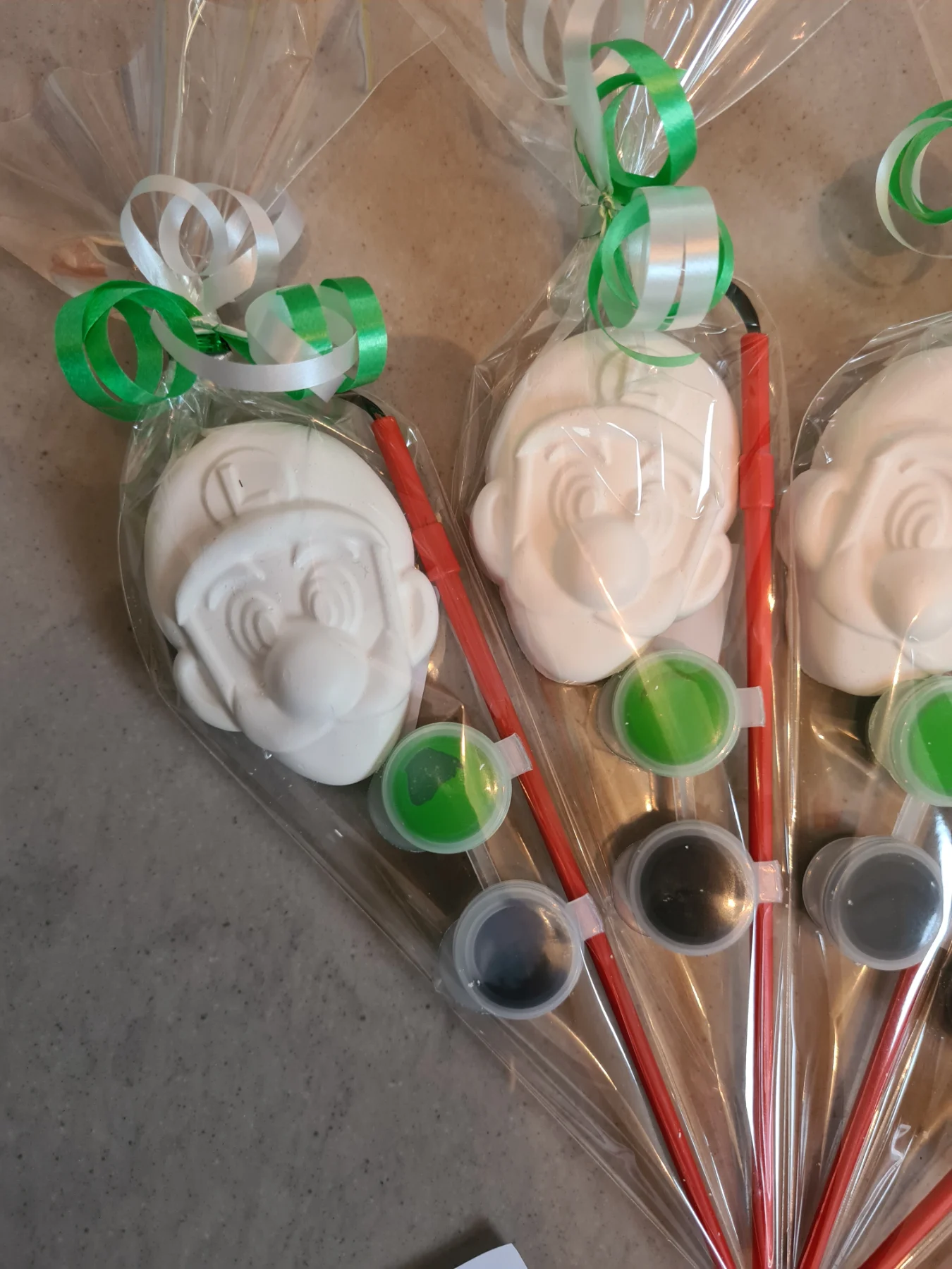 X10 luigi paint your own party bag fillers