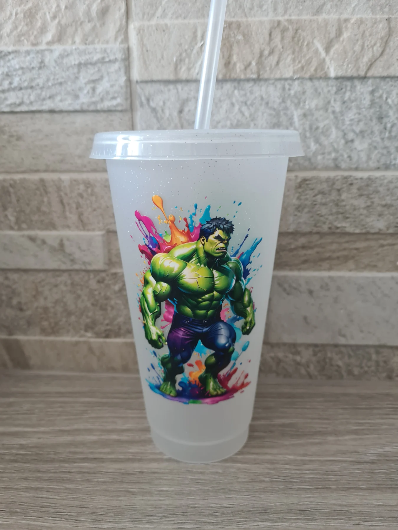 Hulk colour splat 24oz tumbler