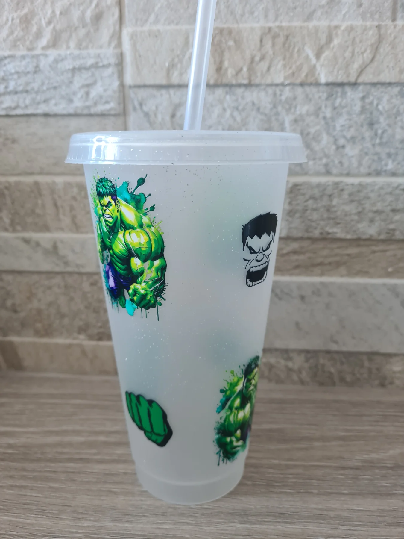 Hulk multi print 24oz tumbler