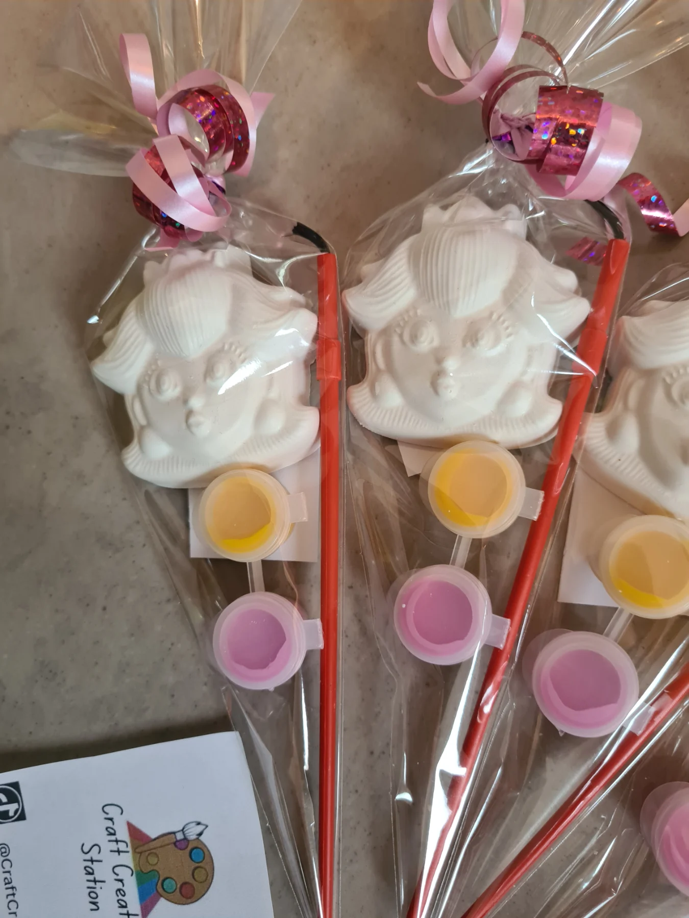 X10 princess peach paint your own party bag fillers