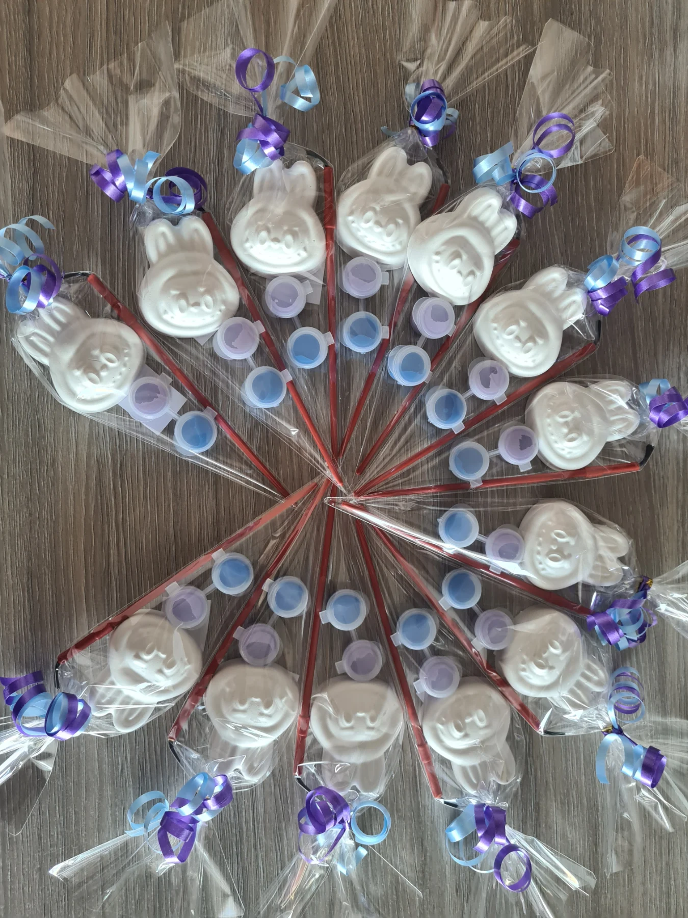 X10 labubu paint your own party bag fillers