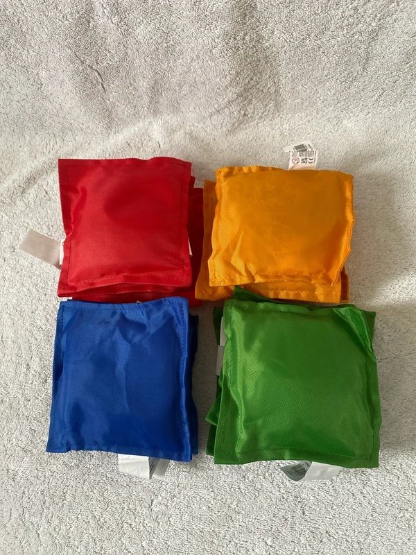 12 x Throwing Bean Bags Outdoor Toys or Sports Equipment