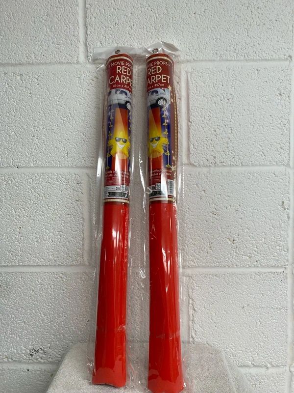 2 x Hollywood Red Carpet Party or Prom Night Prop Decoration