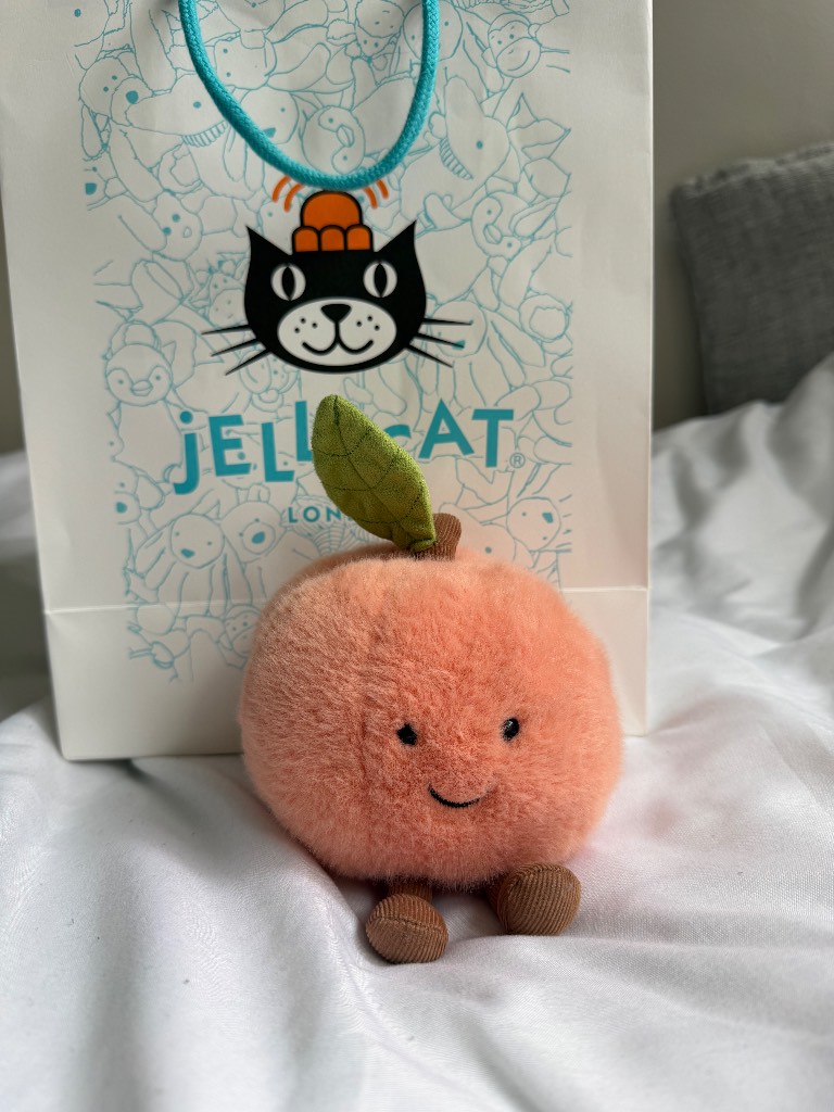 Jellycat peach