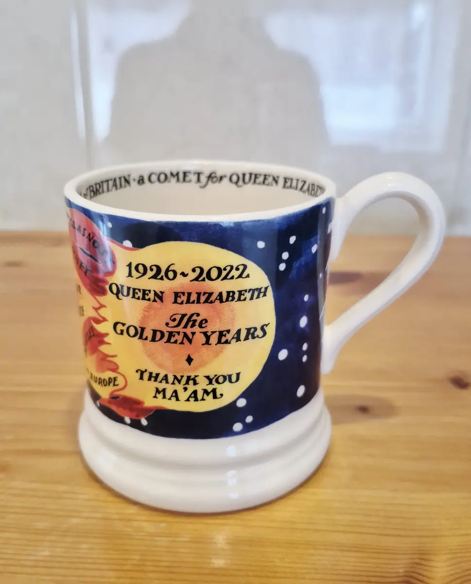 Mug By Emma Bridgewater 'The Golden Years' Queen Elizabeth II Perfect Unused