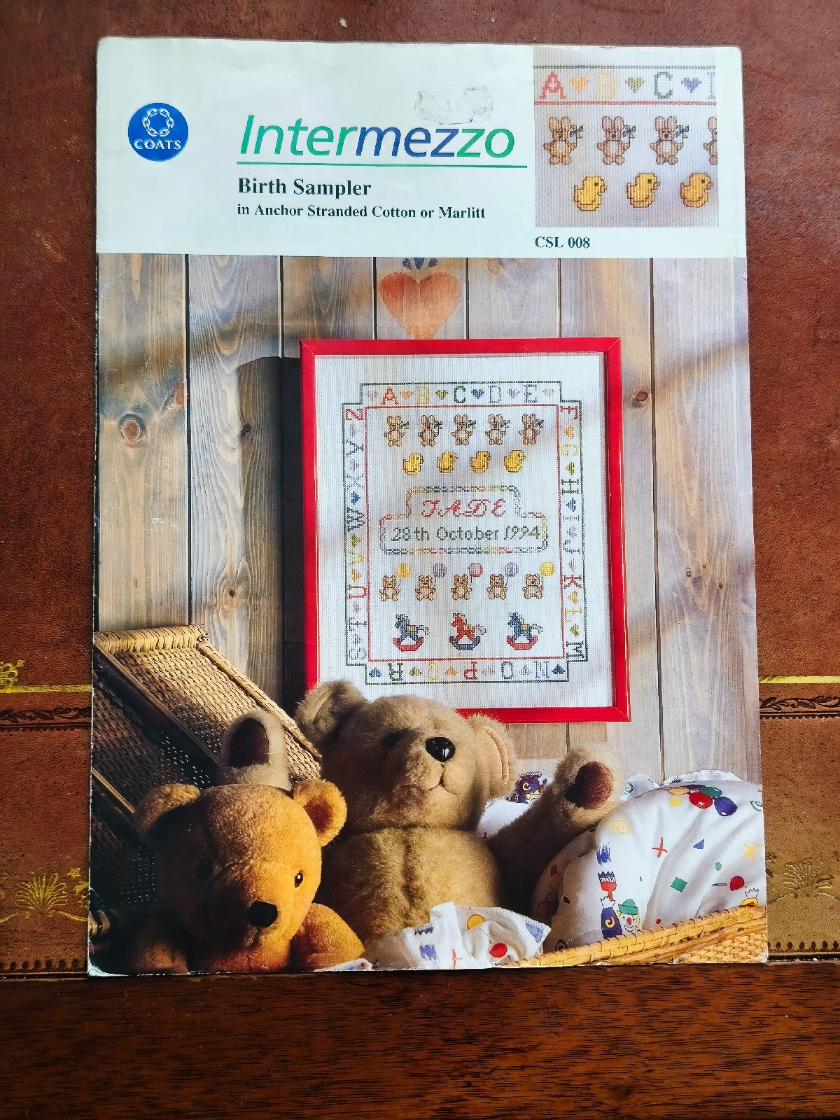 Coats Intermezzo Cross Stitch Pattern Leaflet Booklet