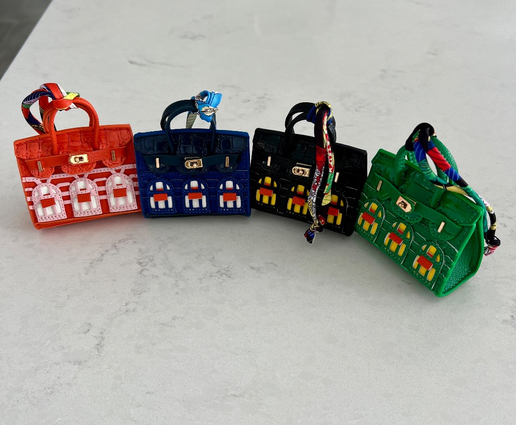 Trendy Bag Charm - choice of colourc
