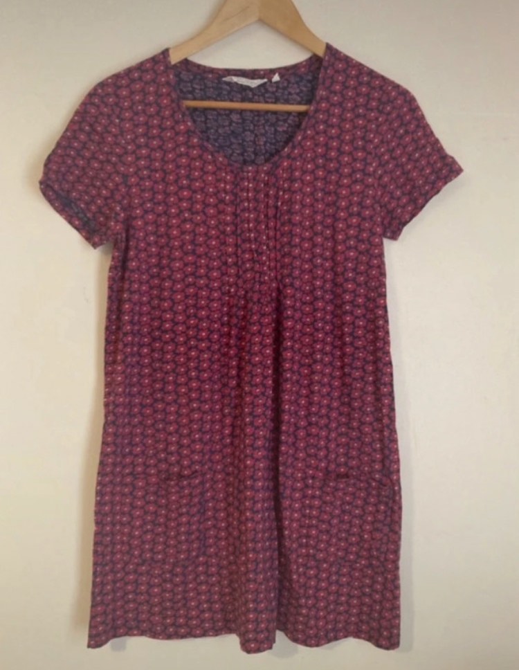 Seasalt Cornwall ‘Busy Lizzie’ tunic top short dress Size 10