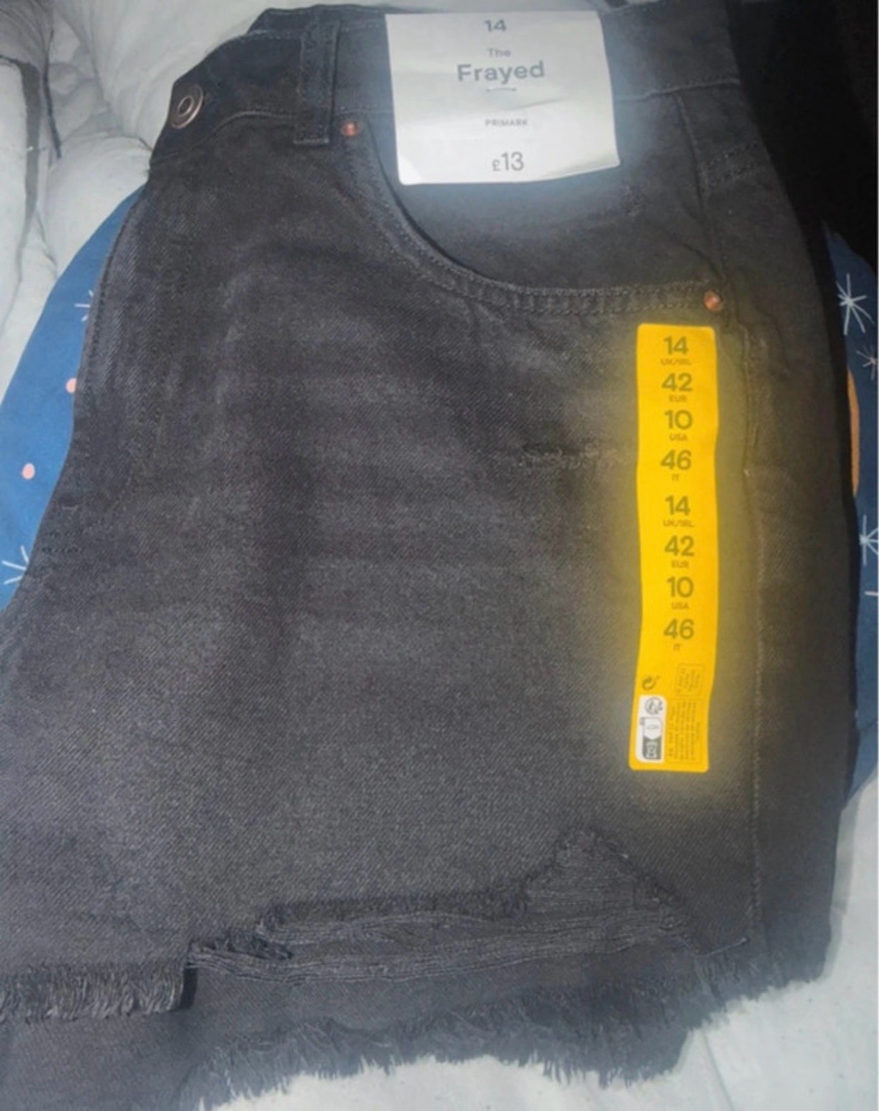 denim shorts