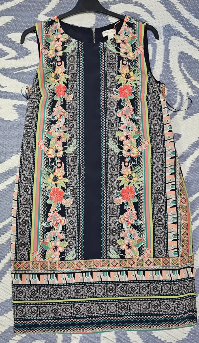 Monsoon Floral Print Shift Dress