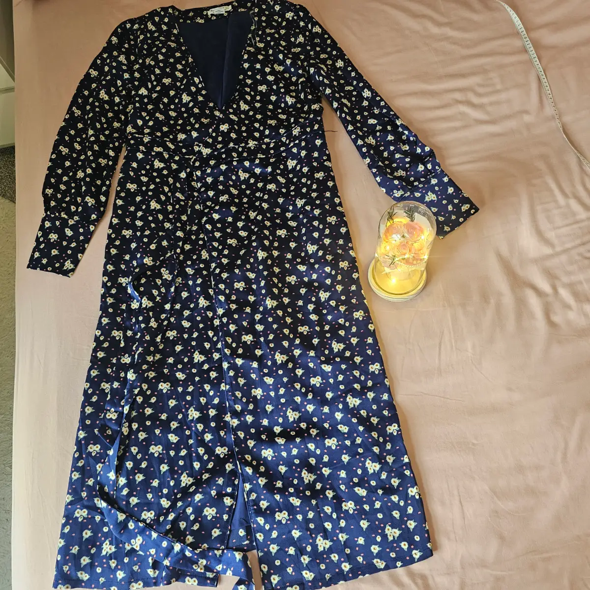 Glamorous Tall Floral Wrap Maxi Dress size UK 12