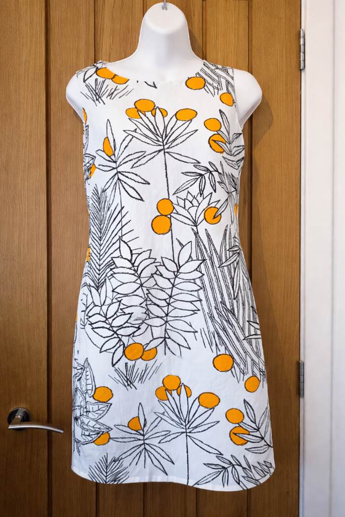 Paul Smith Black Label Designer Mod Shift Dress Size 8 Sleeveless Summer
