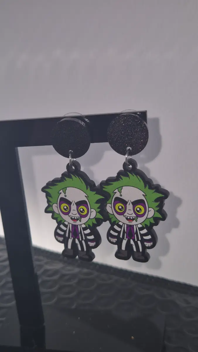 Bettlejuice earrings