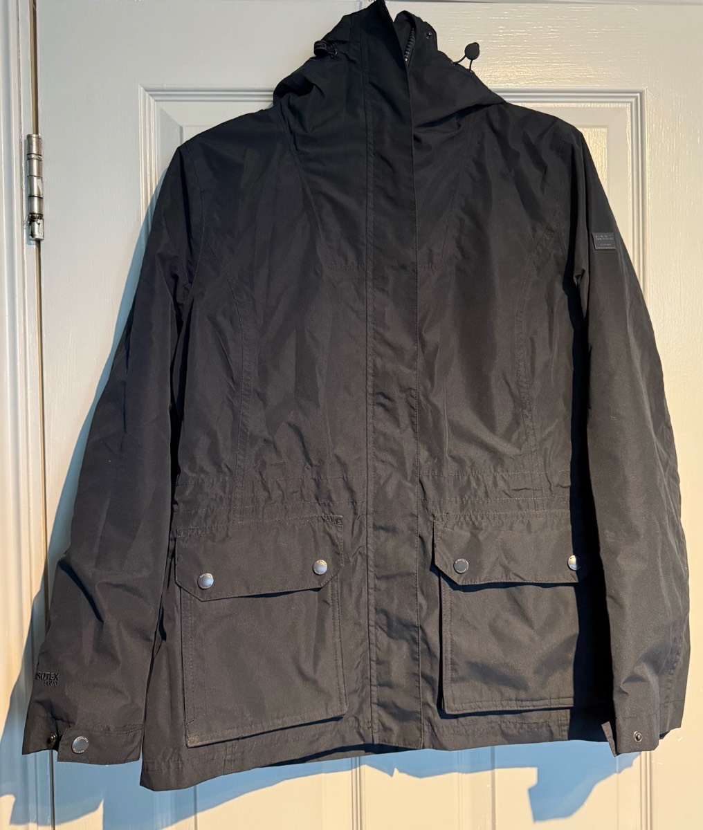 Ladies Navy Regatta Waterproof Jacket Size 12