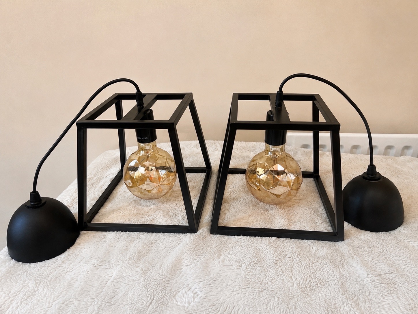 Brand New ValueLights Susie Pendant Shades – Pair