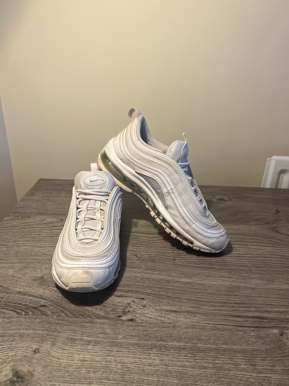 Nike Air Max 97 Triple White/Silver – Size 5.5