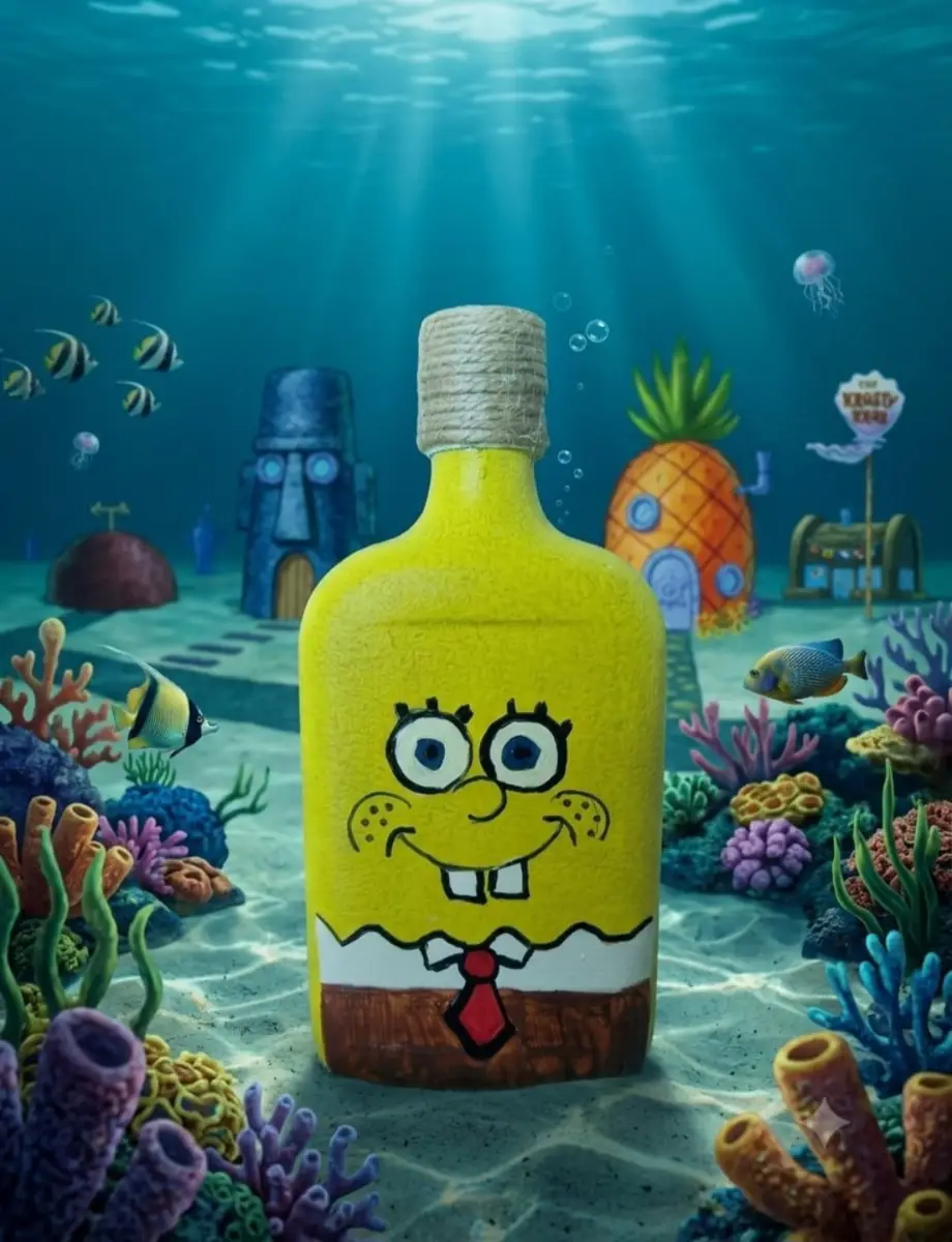 Spongbob decorative bottle