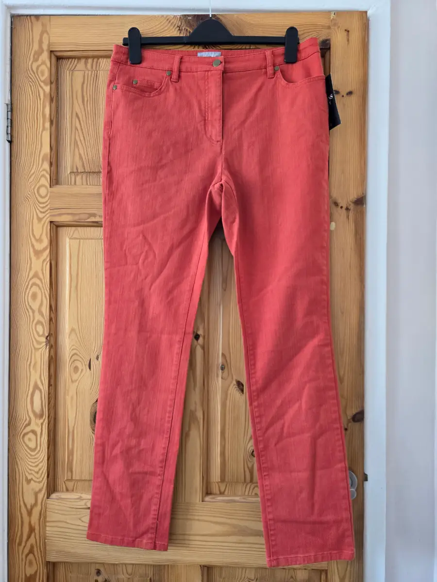Pure Collection Size 14 BNWT Burnt Orange Jeans