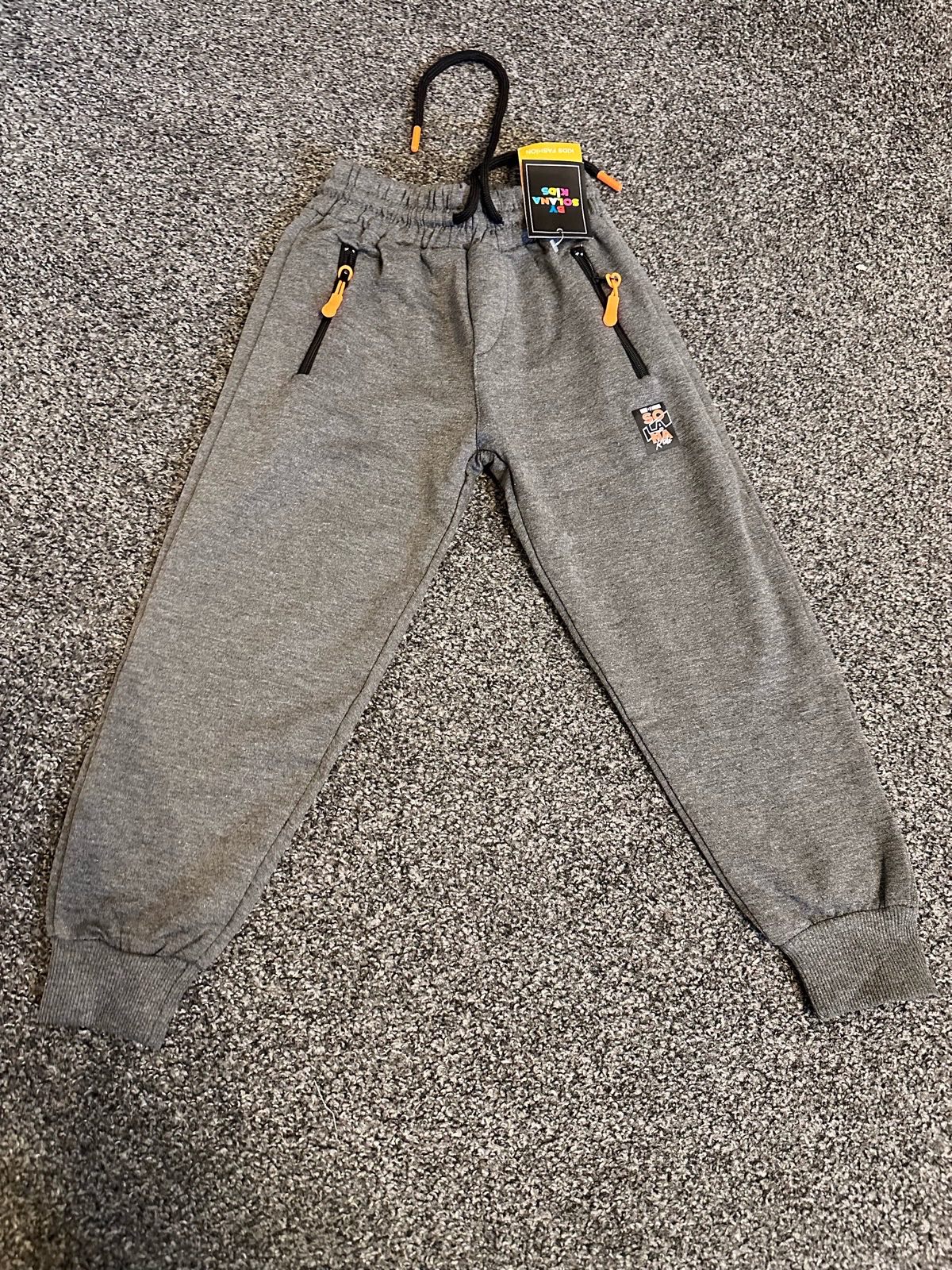 Boys joggers grey 8 years new