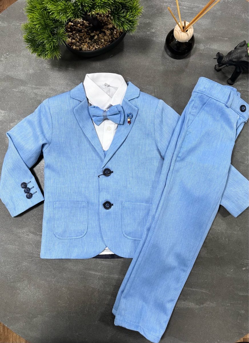 Occasion boys blue suit 2 years for wedding, birthday