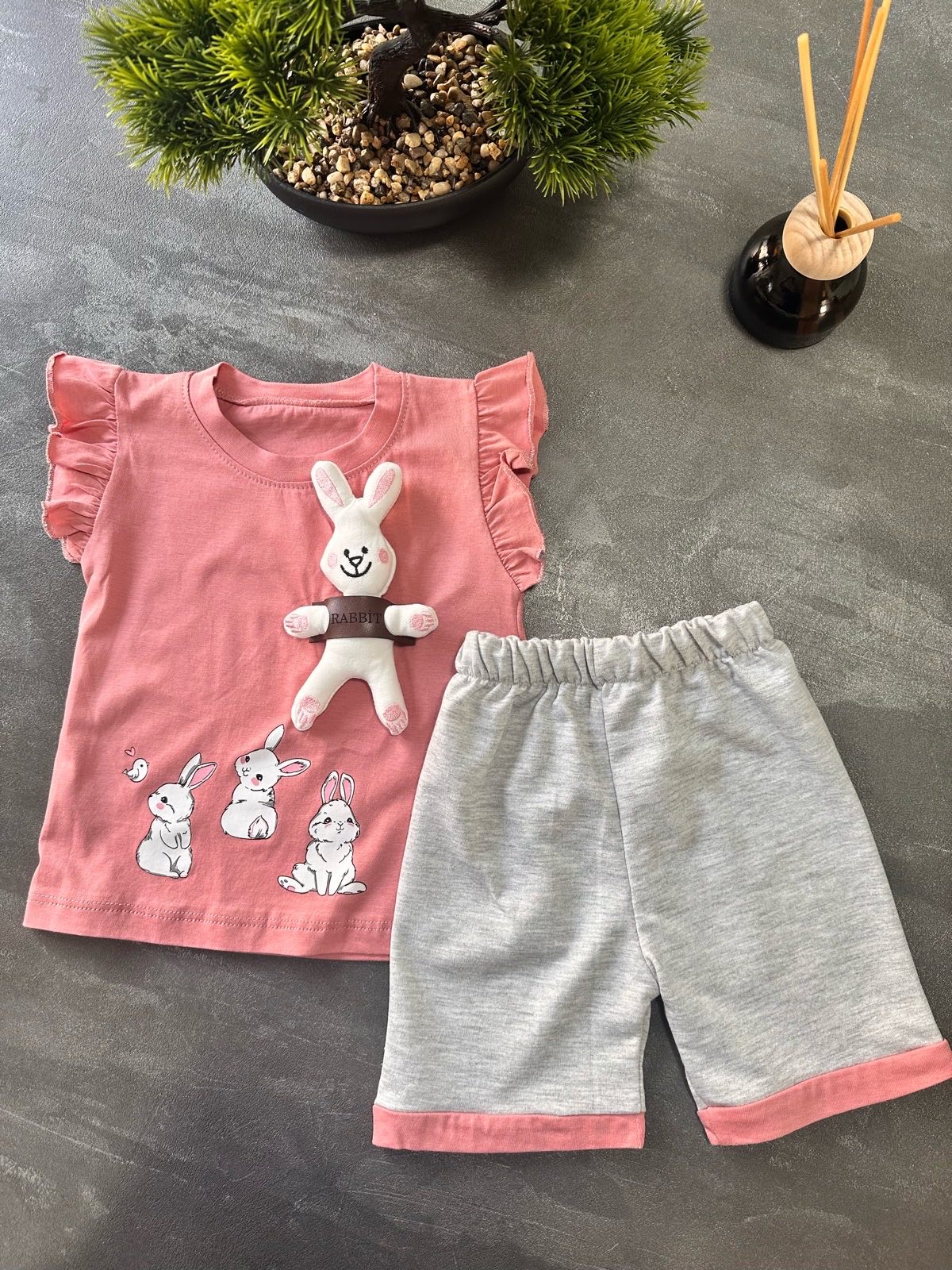 Outfit girls pink 2 years for holiday, summer