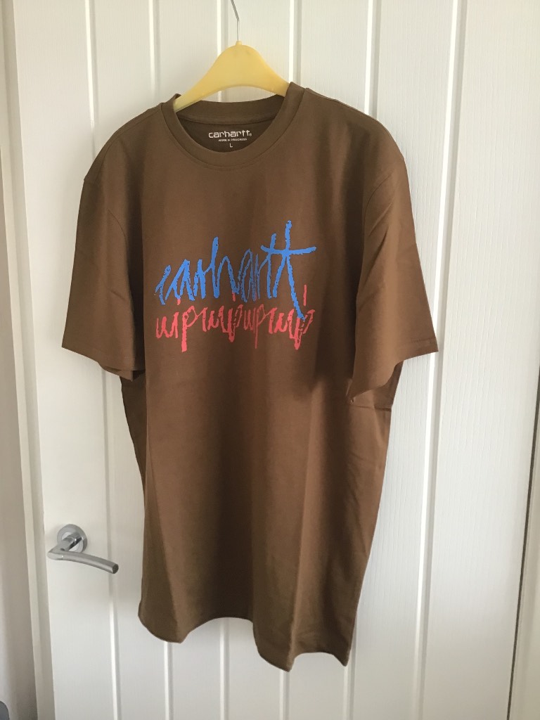 Carhartt Brown Oversized T-Shirt Large - Brand New Streetwear Tee