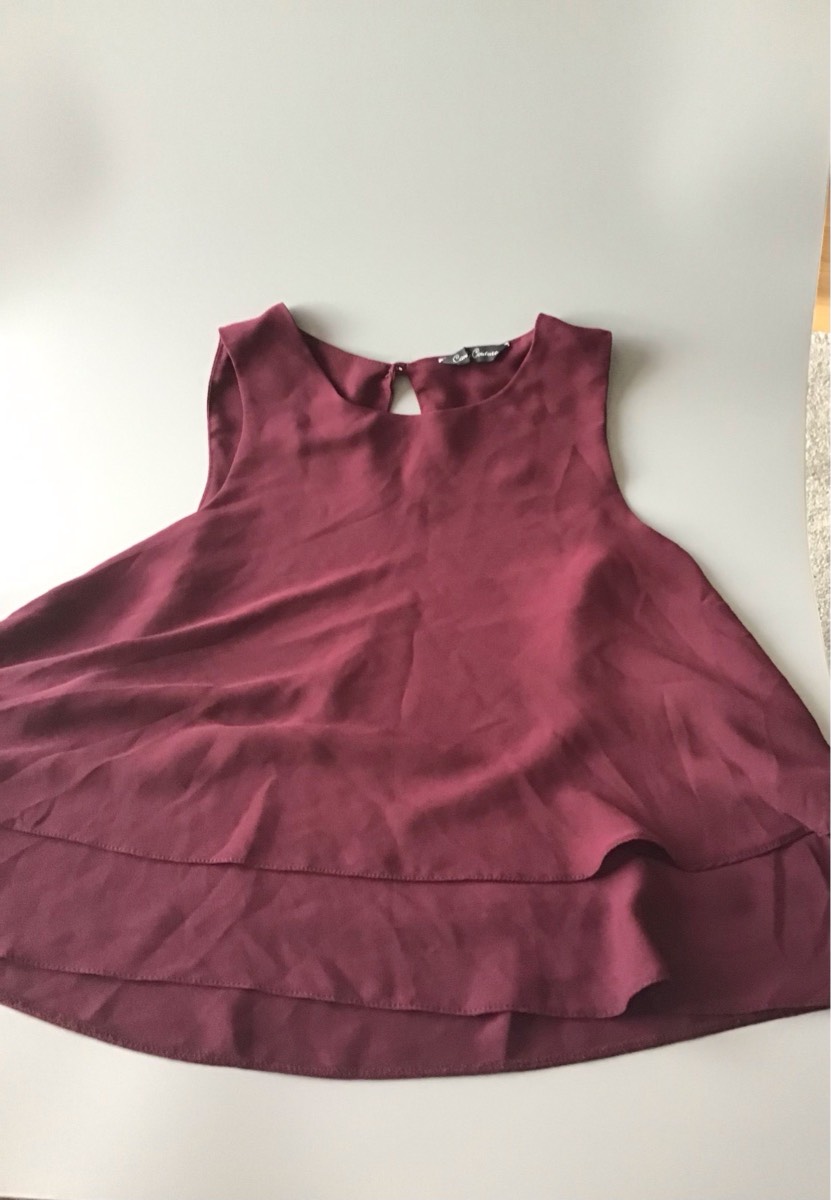 MATALAN girls burgundy top age 14years
